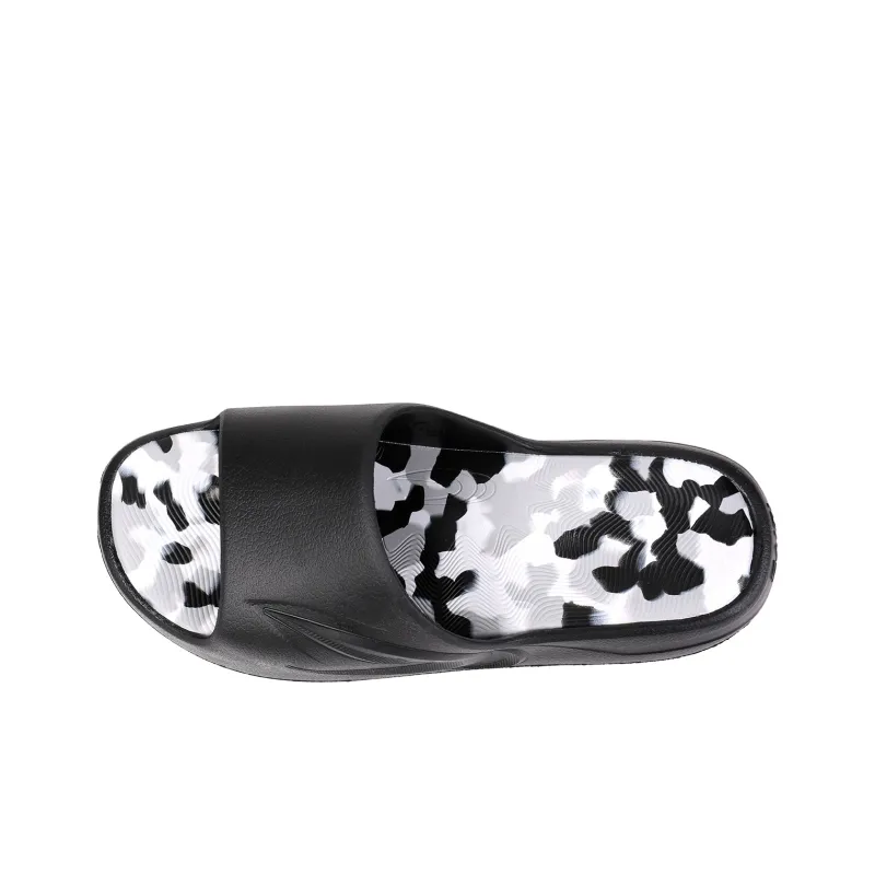 SAIQI EVA Slide Slippers Men's All Black-2