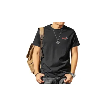 Seasonal Words T Shirts Men Black