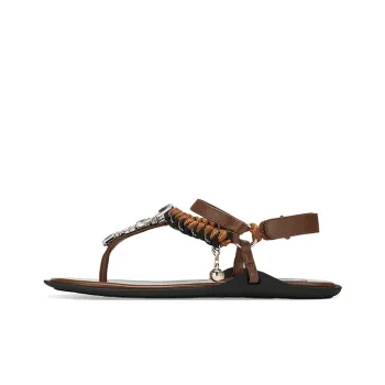 73Hours Holiday Cycle One Strap Sandals Women's Brown