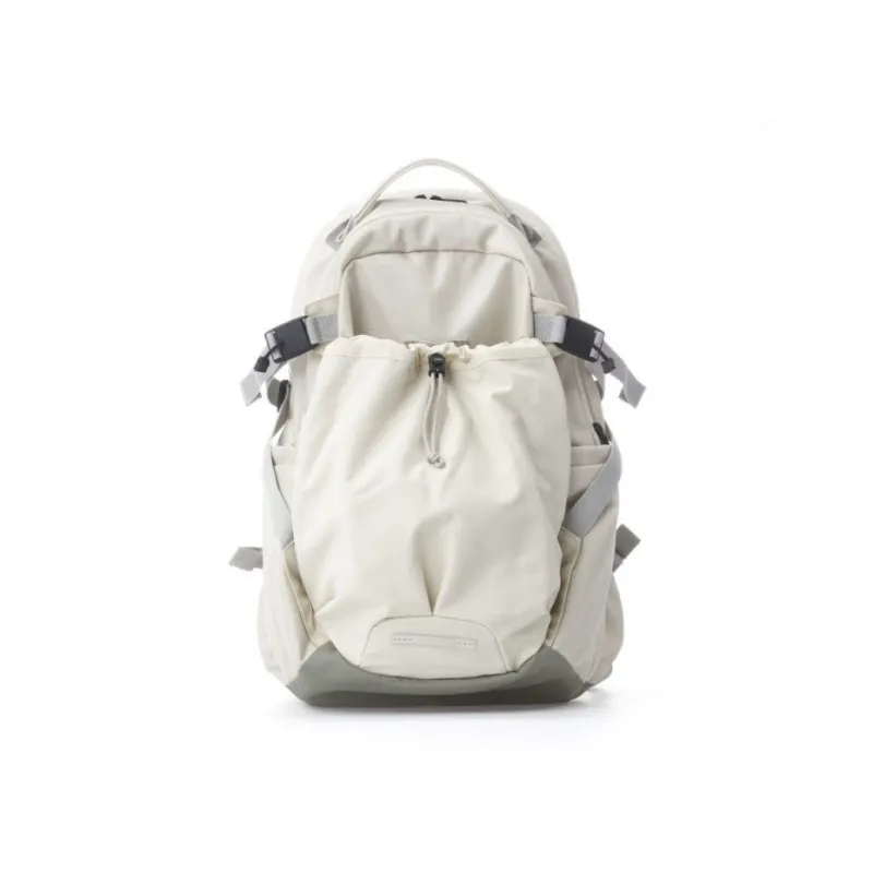 HAWA Nylon Fabric Backpack Women's Black/Gray/White-4