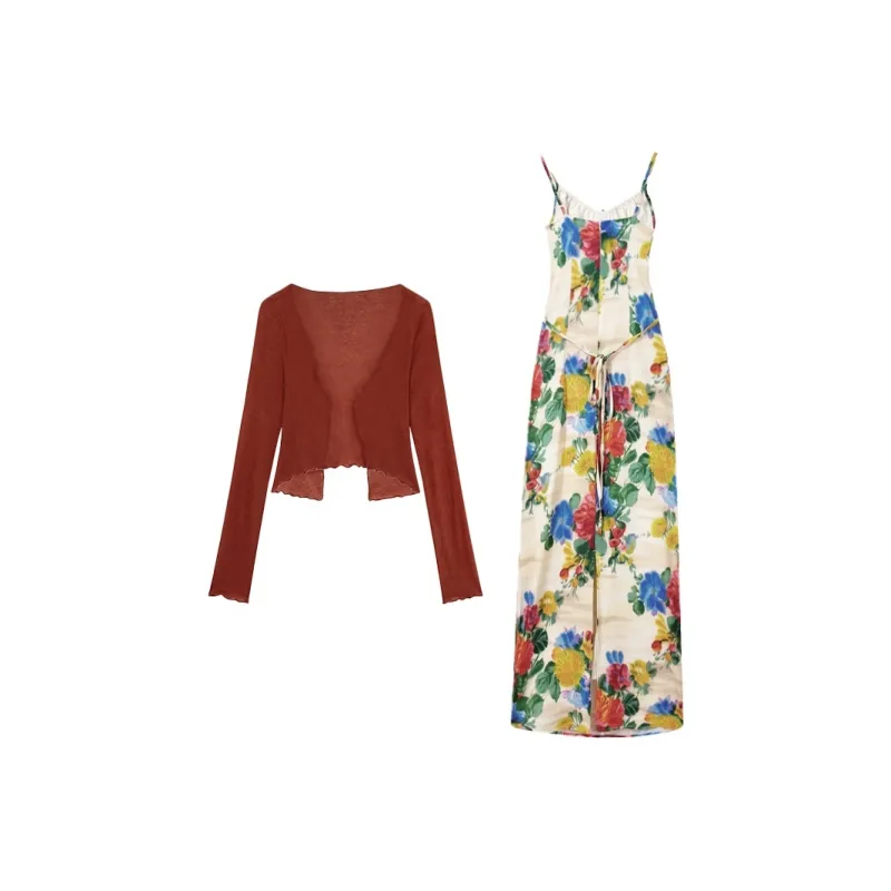 GUOZHEN Two Piece Skirt Sets Women's-1
