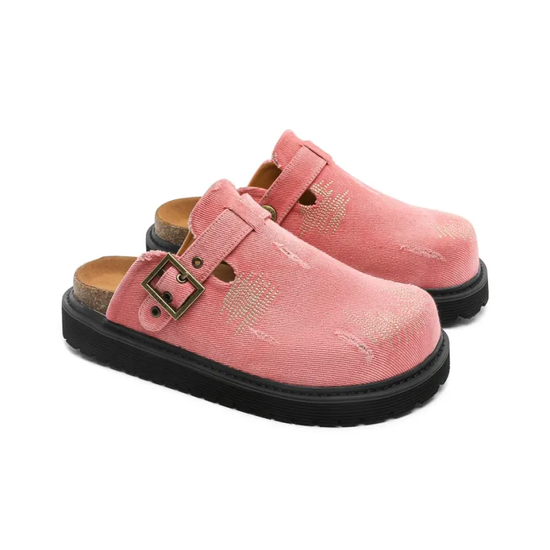 Year By Year Rubber Sole Slip Resistant Closed Toe Slippers Unisex-15