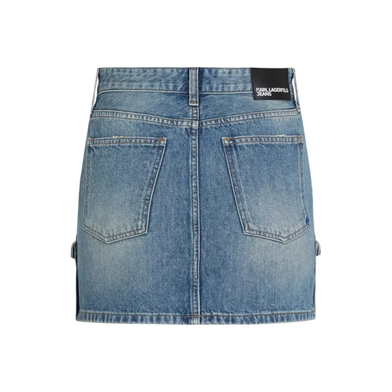 KARL LAGERFELD / Karl Lagerfeld Jeans Utility Denim Mini Skirt-1
