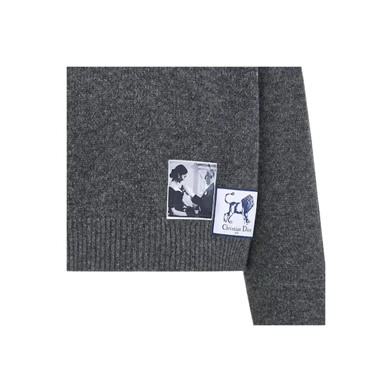 DIOR Sweaters Women's Gray-2