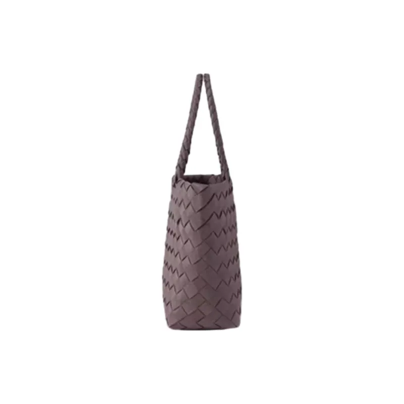 MUJI Polyethylene Handbag Women's Gray/Black/Pink-15