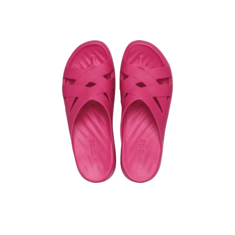Crocs Abrasion Resistant Slide Slippers Women's Dark Pink-2