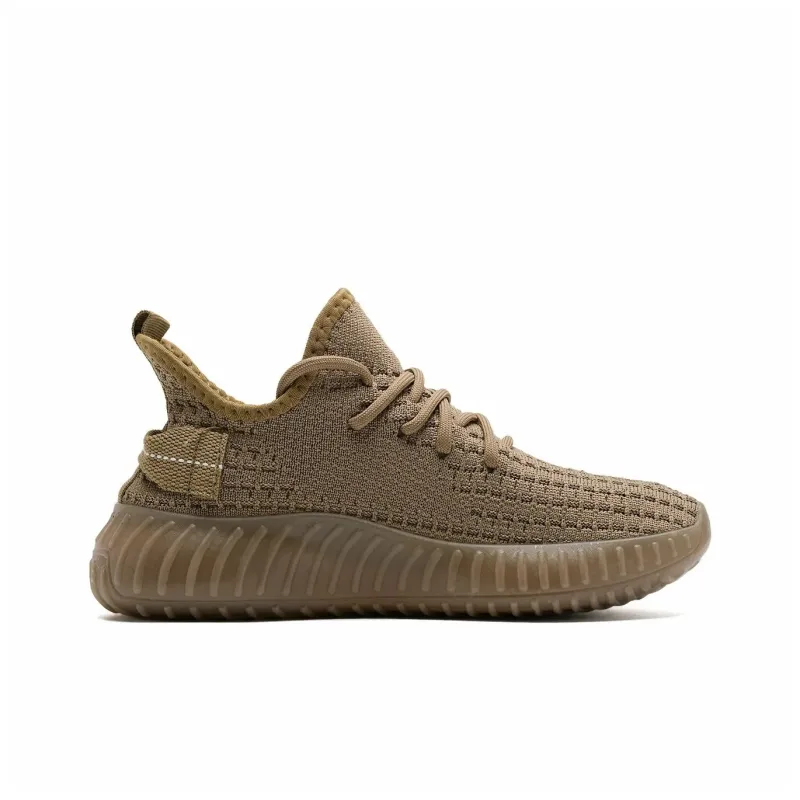 OAOQ Cushioning Height Increasing Abrasion Resistant Lightweight Slip Resistant Low Top Casual Shoes Unisex-48