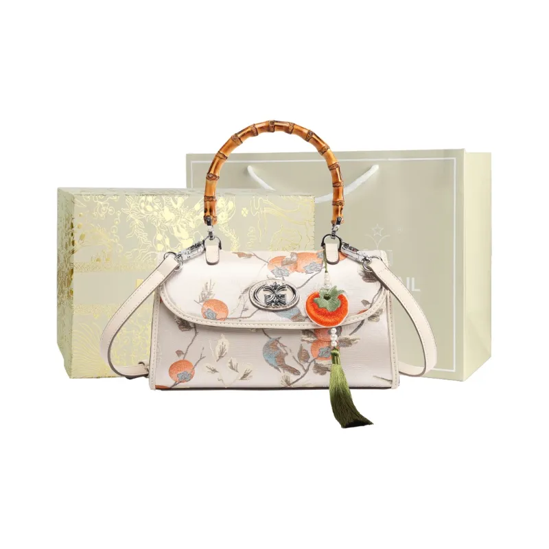 MISS GAIL Synthetic Leather Shoulder Bag, Crossbody Bag, Handbag Women's Ecru-6