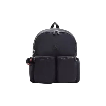 Kipling Polyamide Backpack Large Size Unisex Black
