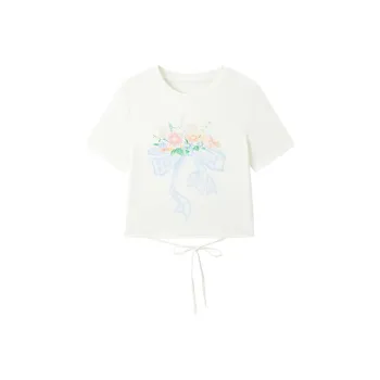 LEDIN T Shirts Women's White