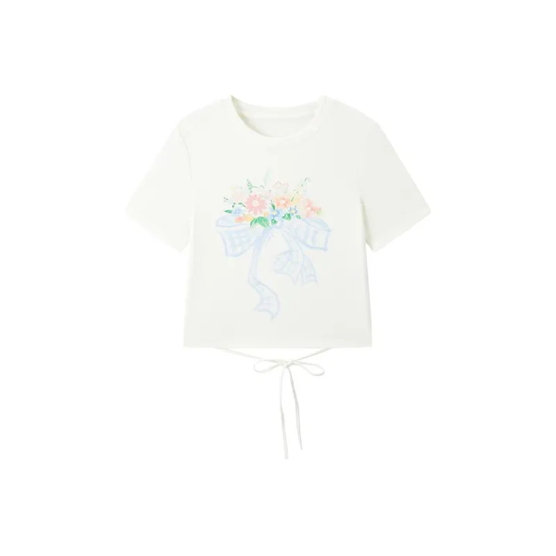 LEDIN T Shirts Women's White-0