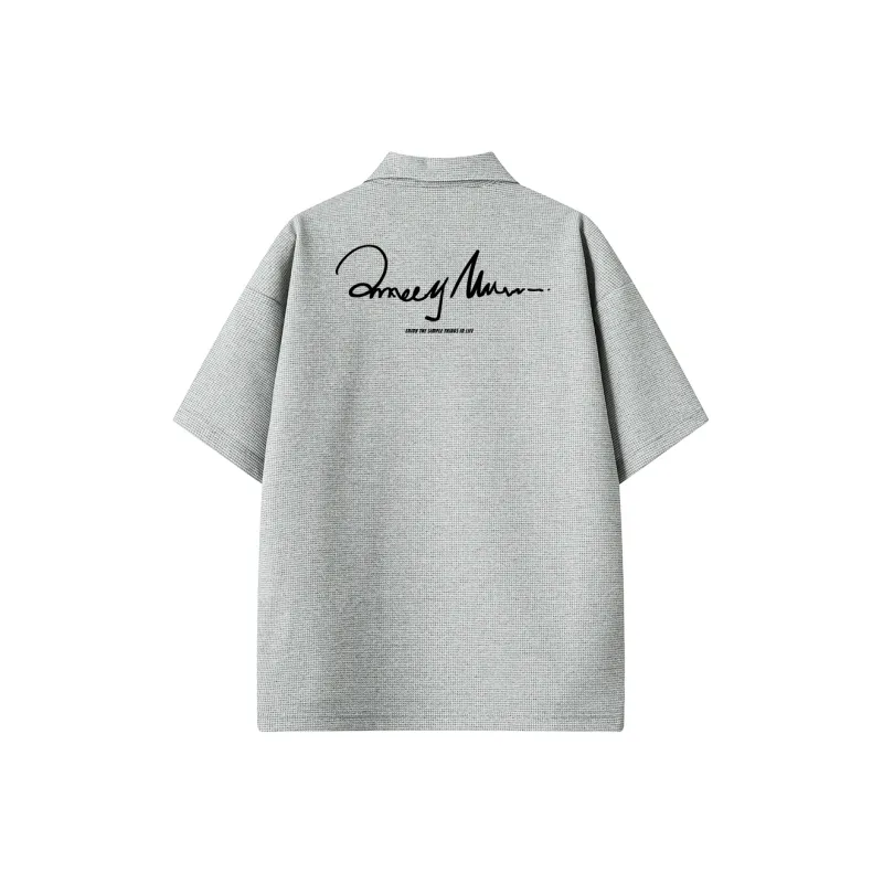 Qnxeey Polo Shirts Unisex-5