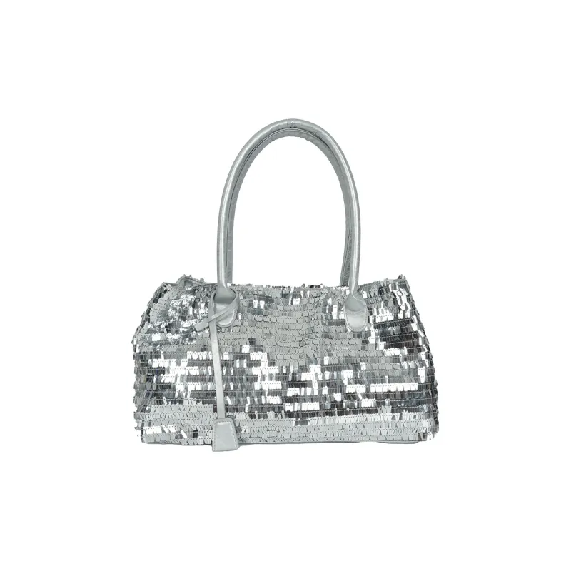 Meow In The Grass PU Shoulder Bag, Shoulder Bag Women's Black/Silver/Green/Pink-7