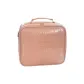 Pink Crocodile Pattern with Strap Mirror Case Approved for Luggage Top
