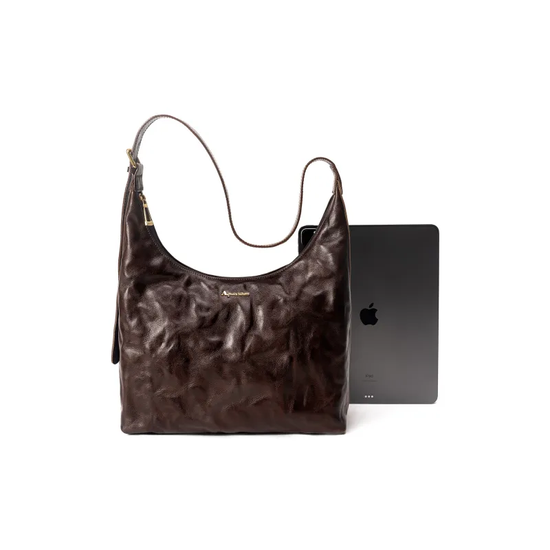 AQUASCUTUM Cow Leather Shoulder Bag Women's Multicolor-5