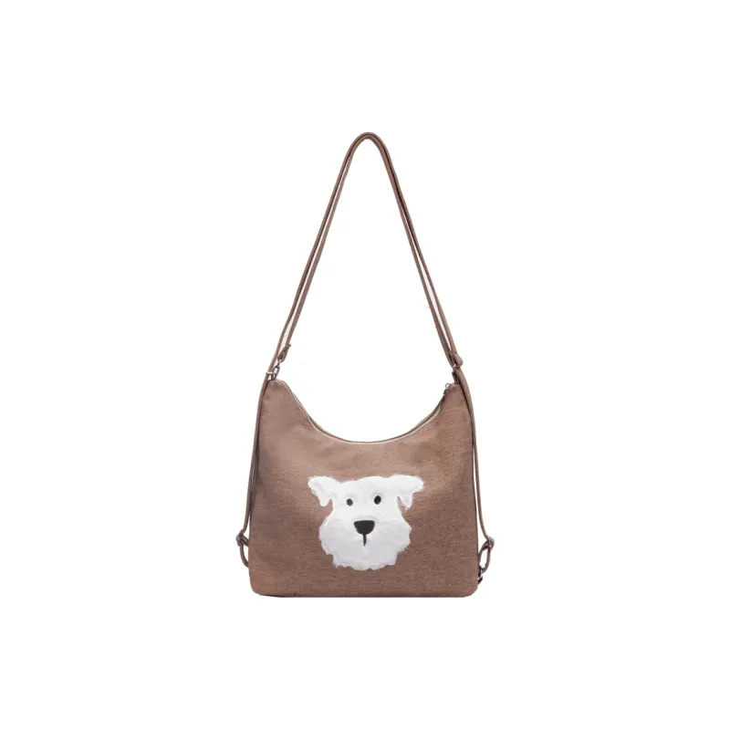 LUVISTRUE PU Casual Shoulder Bag Women's Brown/Pink/Blue Plaid-20