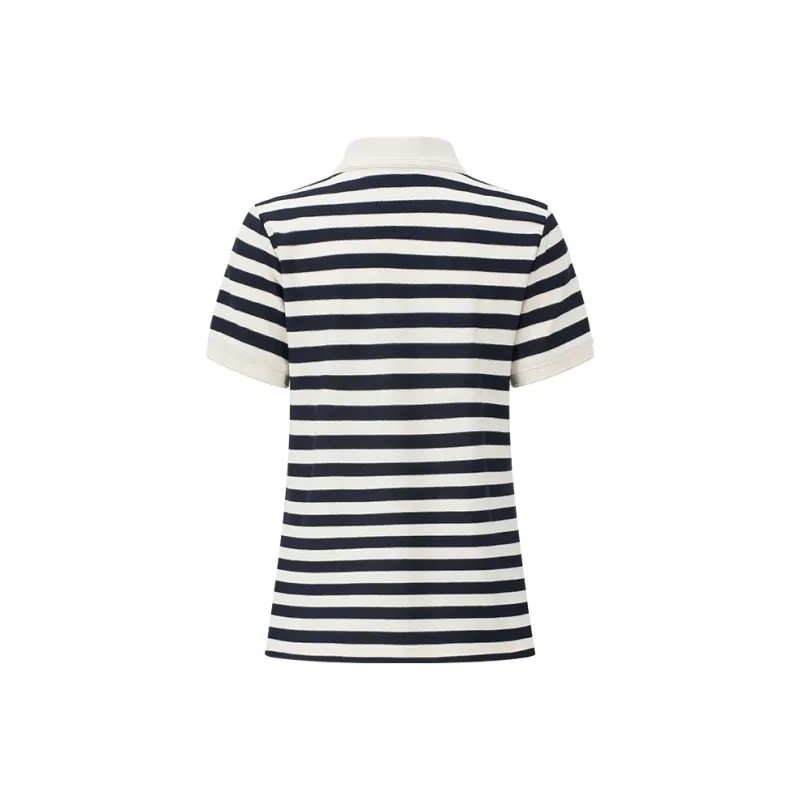 NAVIGARE Polo Shirts Women's Tech White/Blue-1