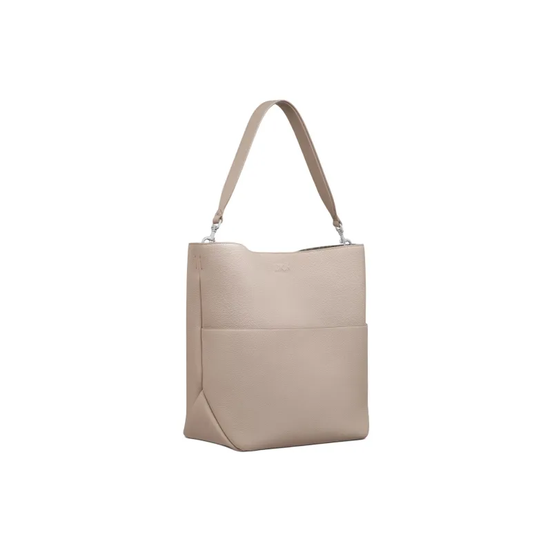 DIOR Calfskin Hobo Bag Shoulder Bag Unisex Beige-2