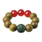 [Chinese Zodiac Horse]Green Sandalwood Beaded Bracelets