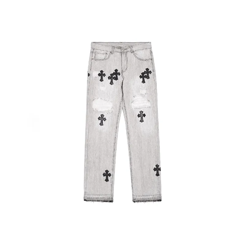 HKRXEC Jeans Men Concrete Gray-0