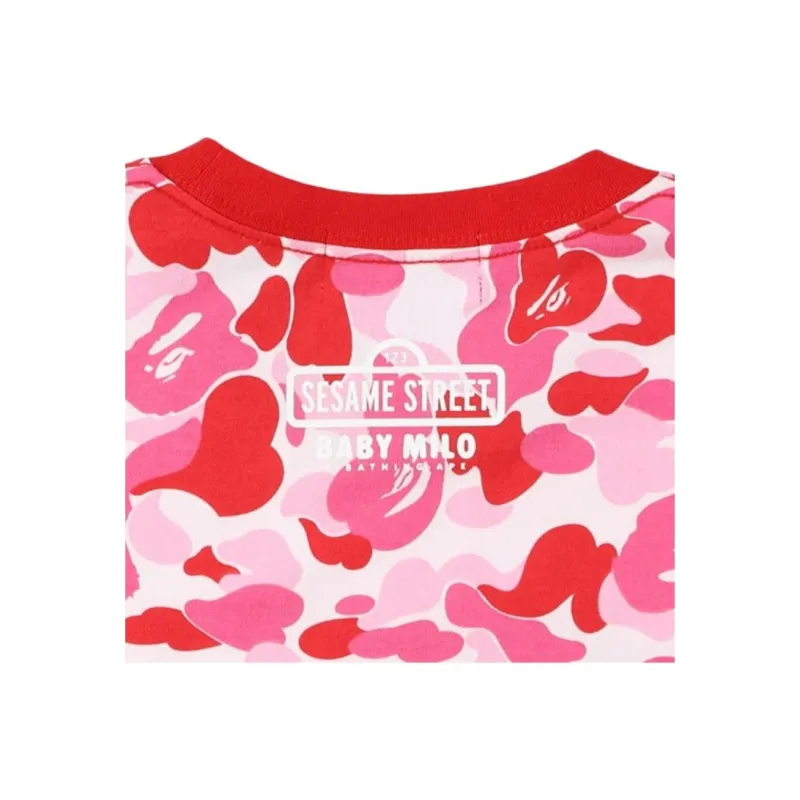 Bape X Sesame Street Abc Camo Tee-4