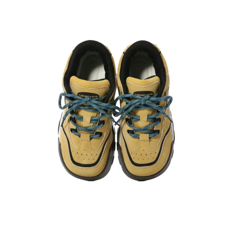 The New Age Family Low Top Skateboard Shoes Women's Yellow-2
