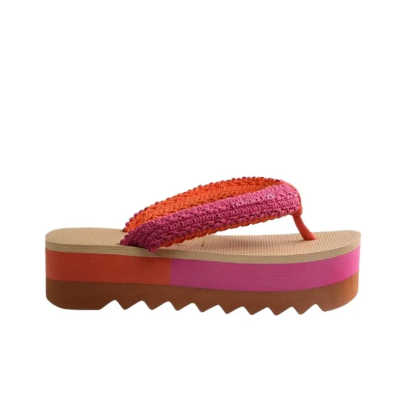 Havaianas Abrasion Resistant Flip Flops Women's Pink-1