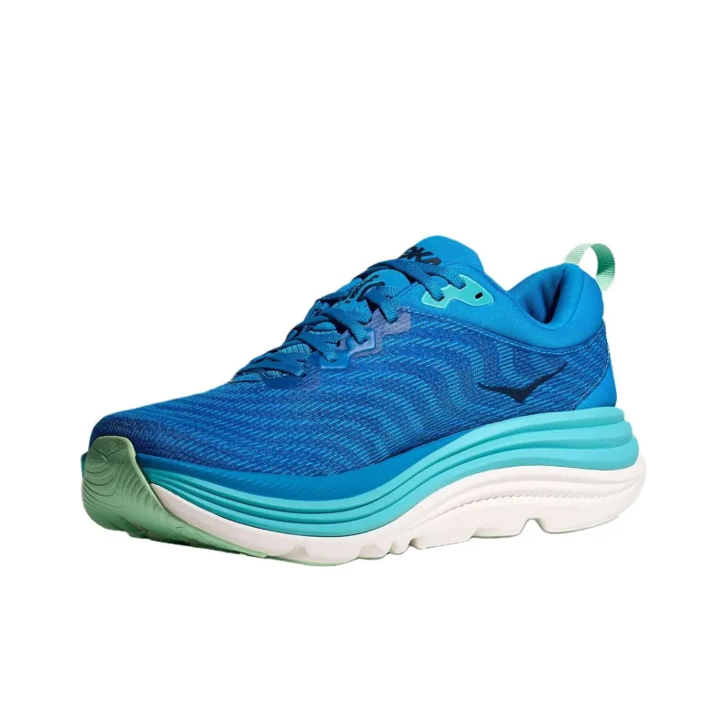 HOKA ONE ONE Gaviota 5 Anti Slip Wear Resistant Low Top Running Shoes Men's Blue-2