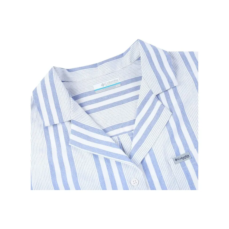 Columbia PFG Shirt Women's Blue-3