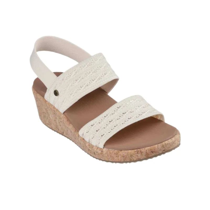 Skechers ArchFit One Strap Sandals Women's Beige-3