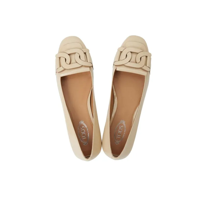 TOD'S KATE Casual Single Shoes Women's Beige-3