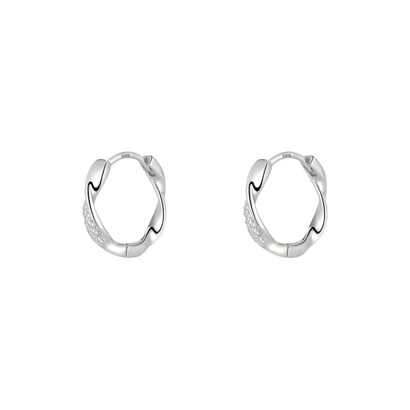 EAR PARTNER 925 Sterling Silver Stud Earrings Women's-3