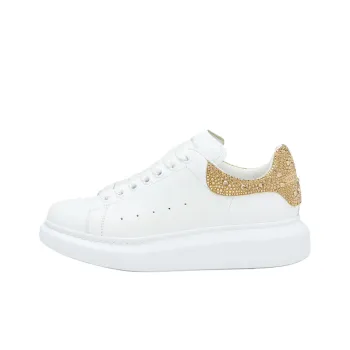 Alexander McQueen Low Top Casual Shoes Women's White Gold