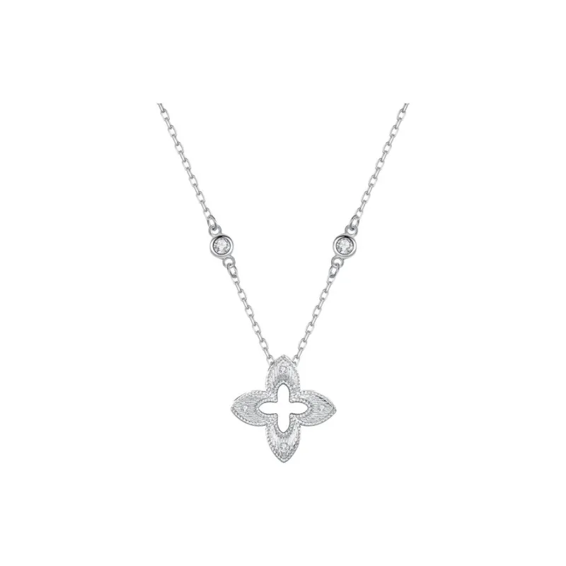 QIDUYINSHI S925 Silver Necklaces Women's-0