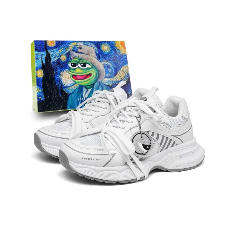Pepe The Frog Low-Top Chunky Sneakers Unisex-42