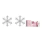 Disney Frozen Collection-Romantic Snowflake Stud Earrings[Dreamy Castle Box]