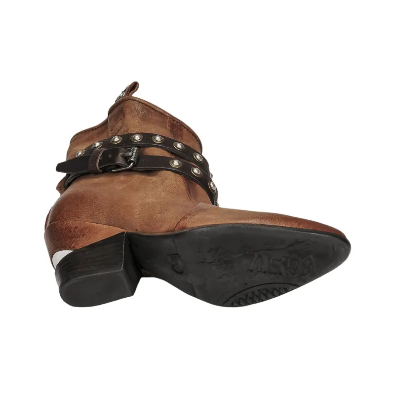 AirStep TINGET Ankle Boots 8cm Women's Brown-6