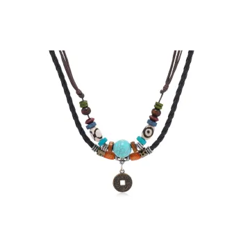 CHRROTA Leather Necklaces Unisex