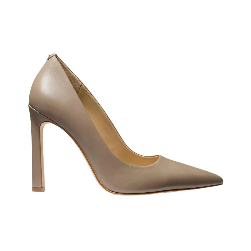 MICHAEL KORS Amara Slim Heel High Heels 10.8cm Women's Birch Wood-1