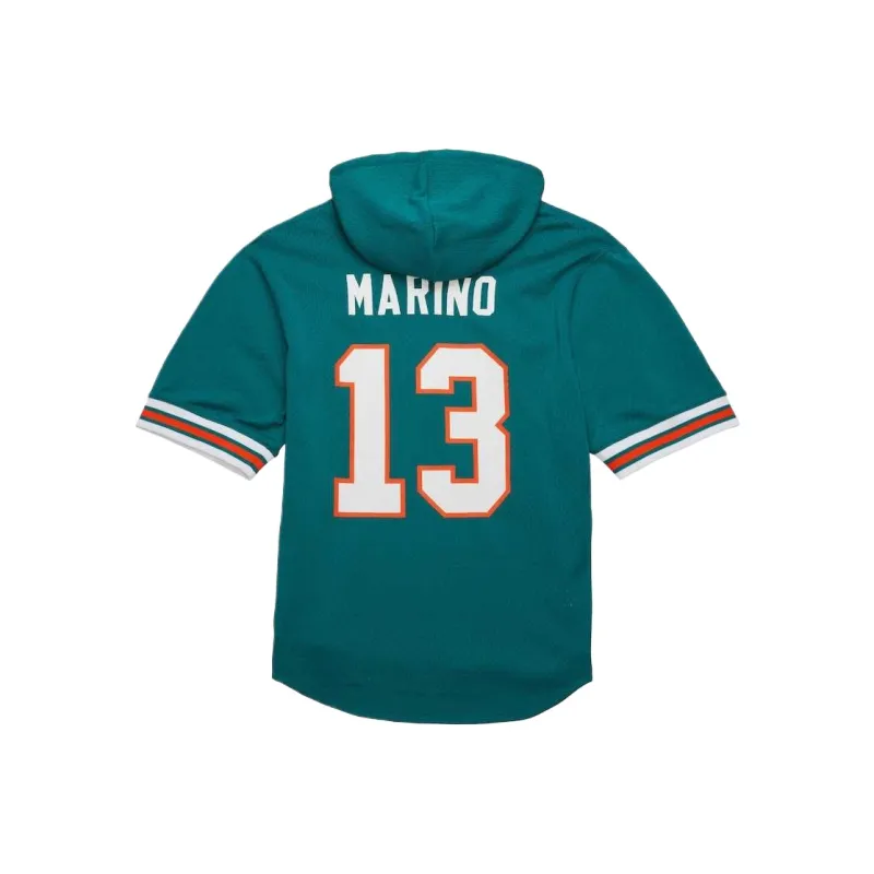 Mitchell & Ness Dan Marino Aqua Sweatshirt Player Edition Men's Green-1