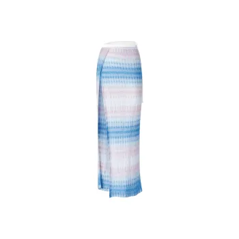 MISSONI Casual Long Skirt Women's Blue Pink