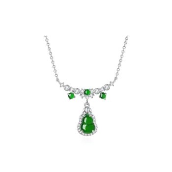 MINTLEAF Ice Glutinous S925 Silver Necklace Women's