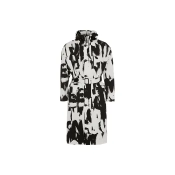 Alexander McQueen SS22 Trench Coat Men's White