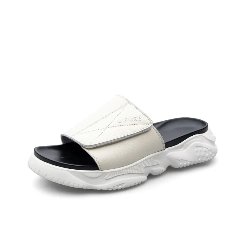 D FUSE SCANDINAVIA Slip Resistant Slide Slippers Men's White-1