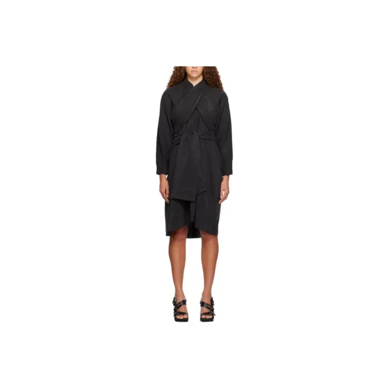 Lemaire Long Sleeved Dress Women's Black-0