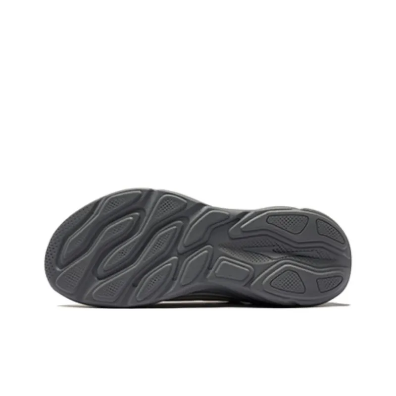 Erke Shock Absorbers With Slip Resistant Features Low Top Sprint Running Shoes Men's Gray-4