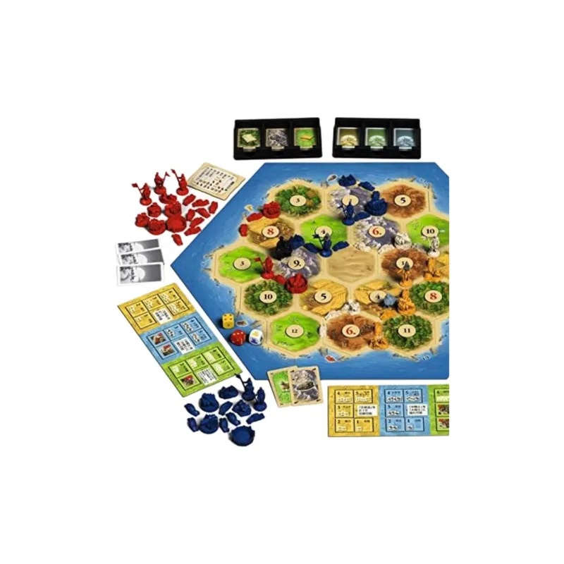 GP Catan, City & Knight Edition, Expansion, Casual Party Puzzle Board Games-3