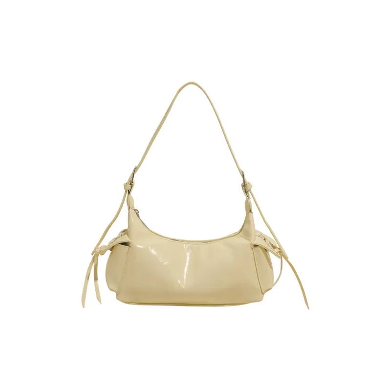 BAODIDAISHU PU Shoulder Bag Regular Women's White/Silver/Blue/Yellow/Red/Black/Denim Blue-19