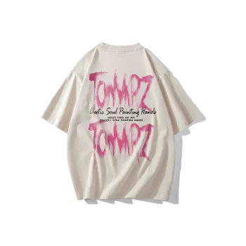 TONYKRZ T Shirts Unisex Light Beige Apricot