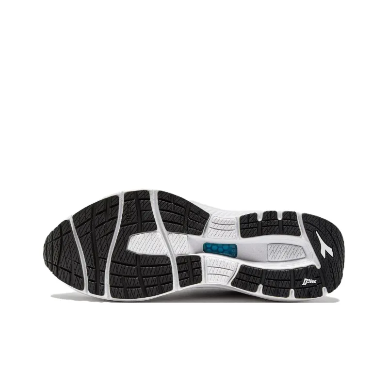 Diadora Anti Slip Wear Resistant Low Top Casual Long Distance Running Shoes Women's Black-4